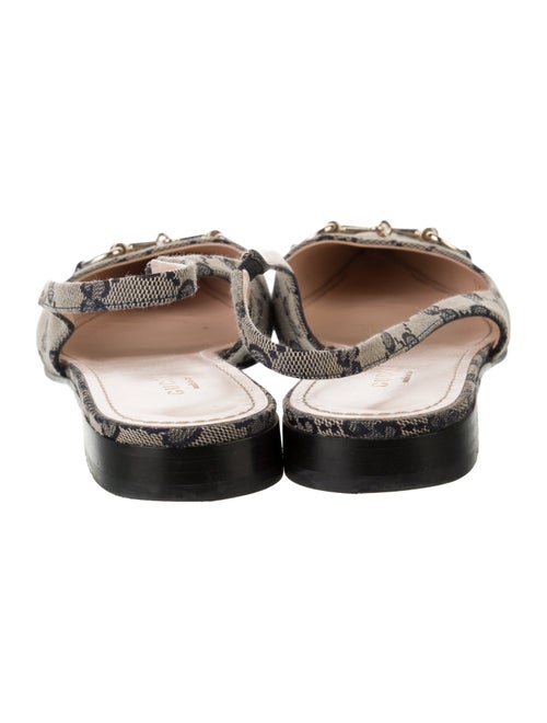 Gucci GG Canvas Canvas Slingback Flats