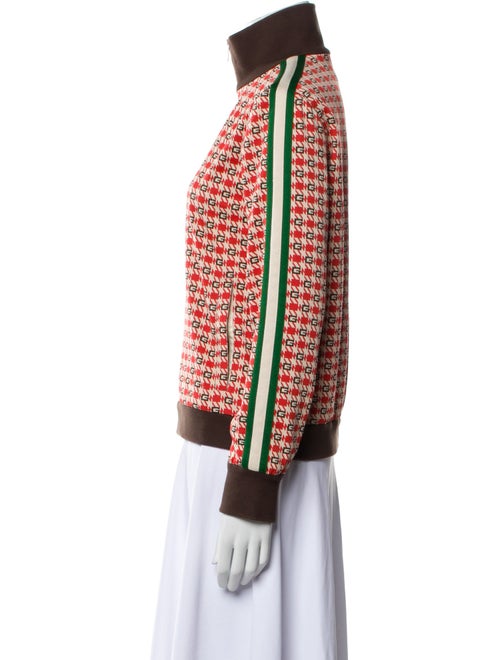 Gucci Plaid Print Bomber Jacket