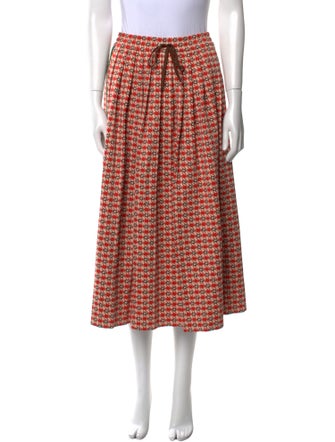 Gucci Nylon Midi Length Skirt