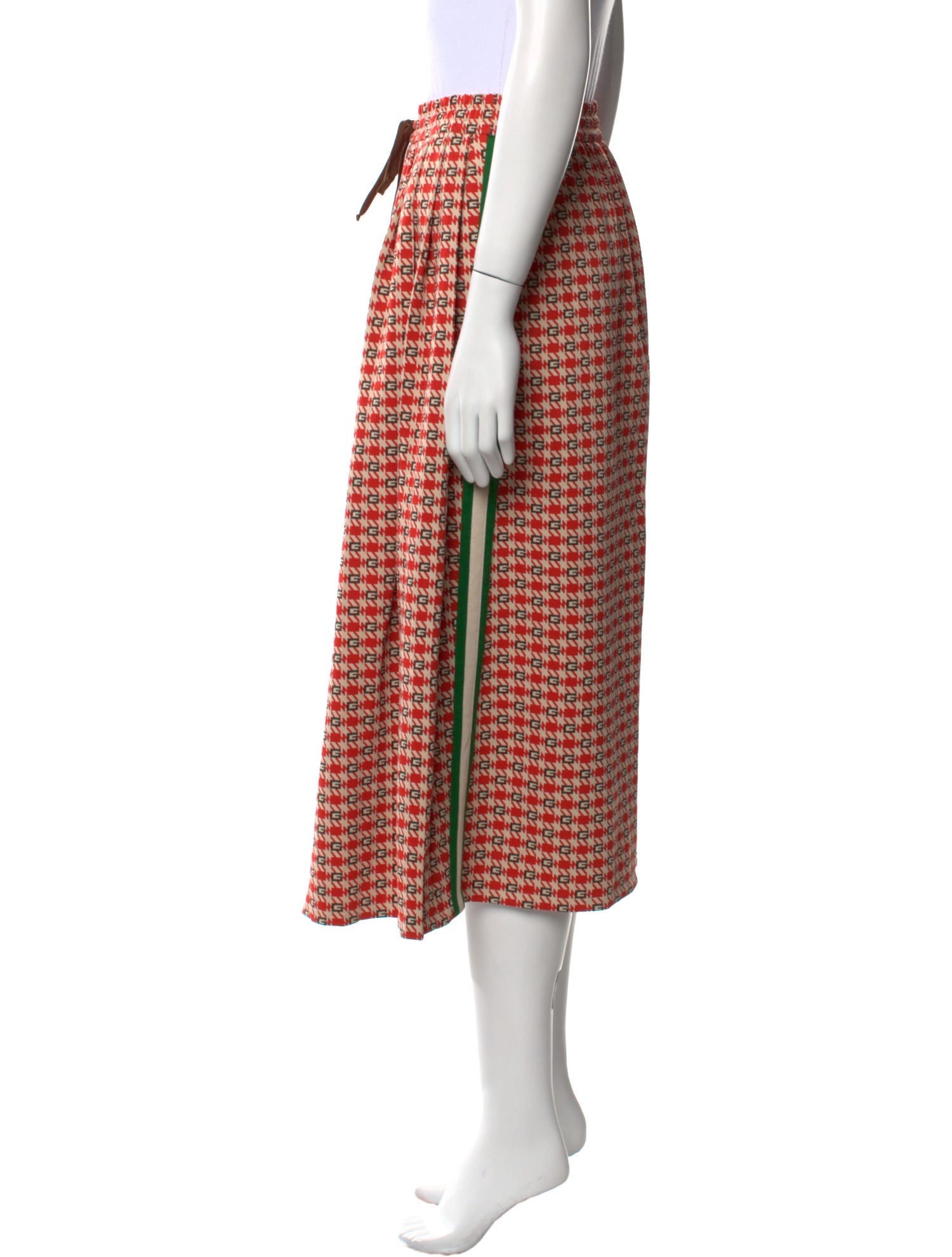 Gucci Nylon Midi Length Skirt