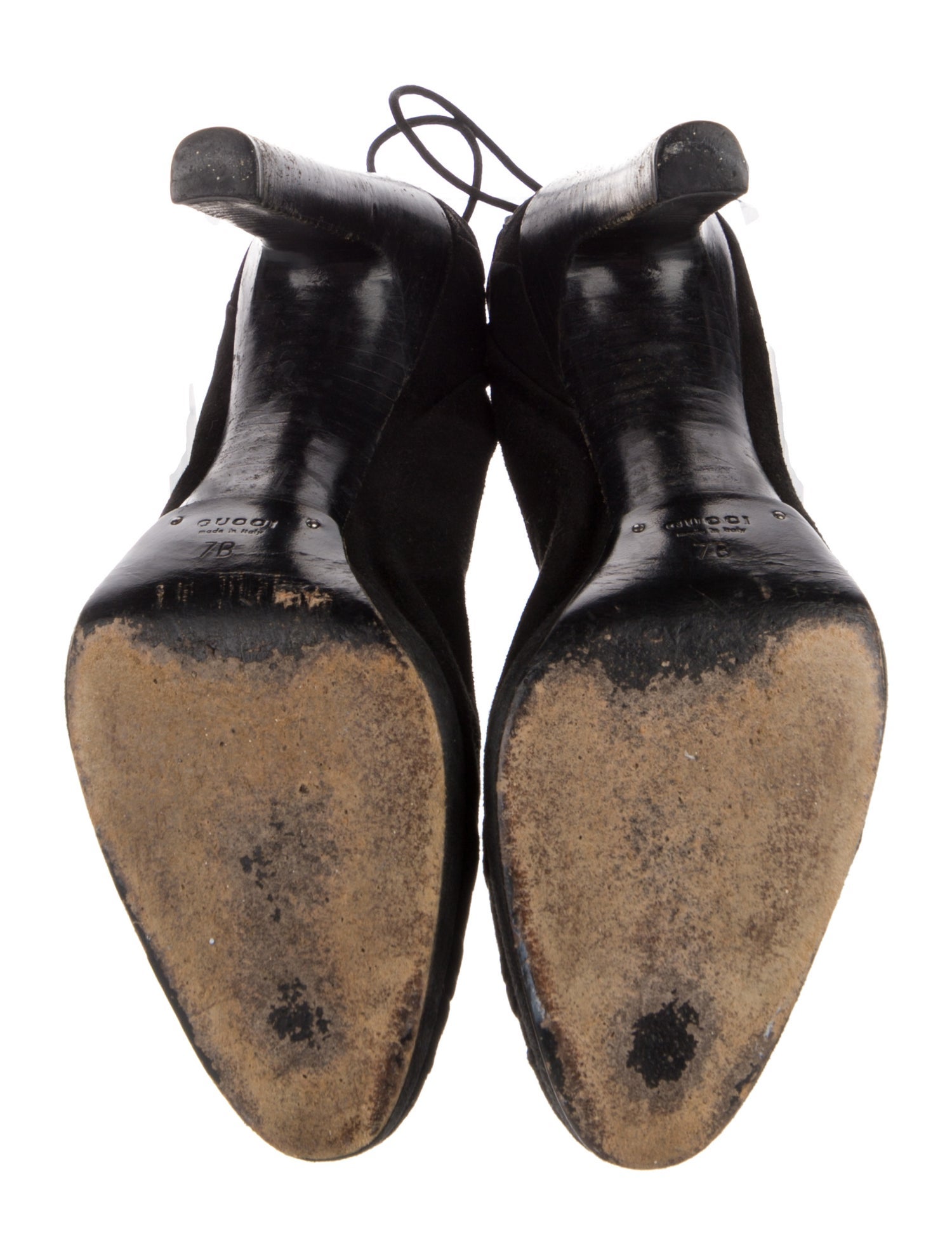 Gucci Suede Slingback Pumps