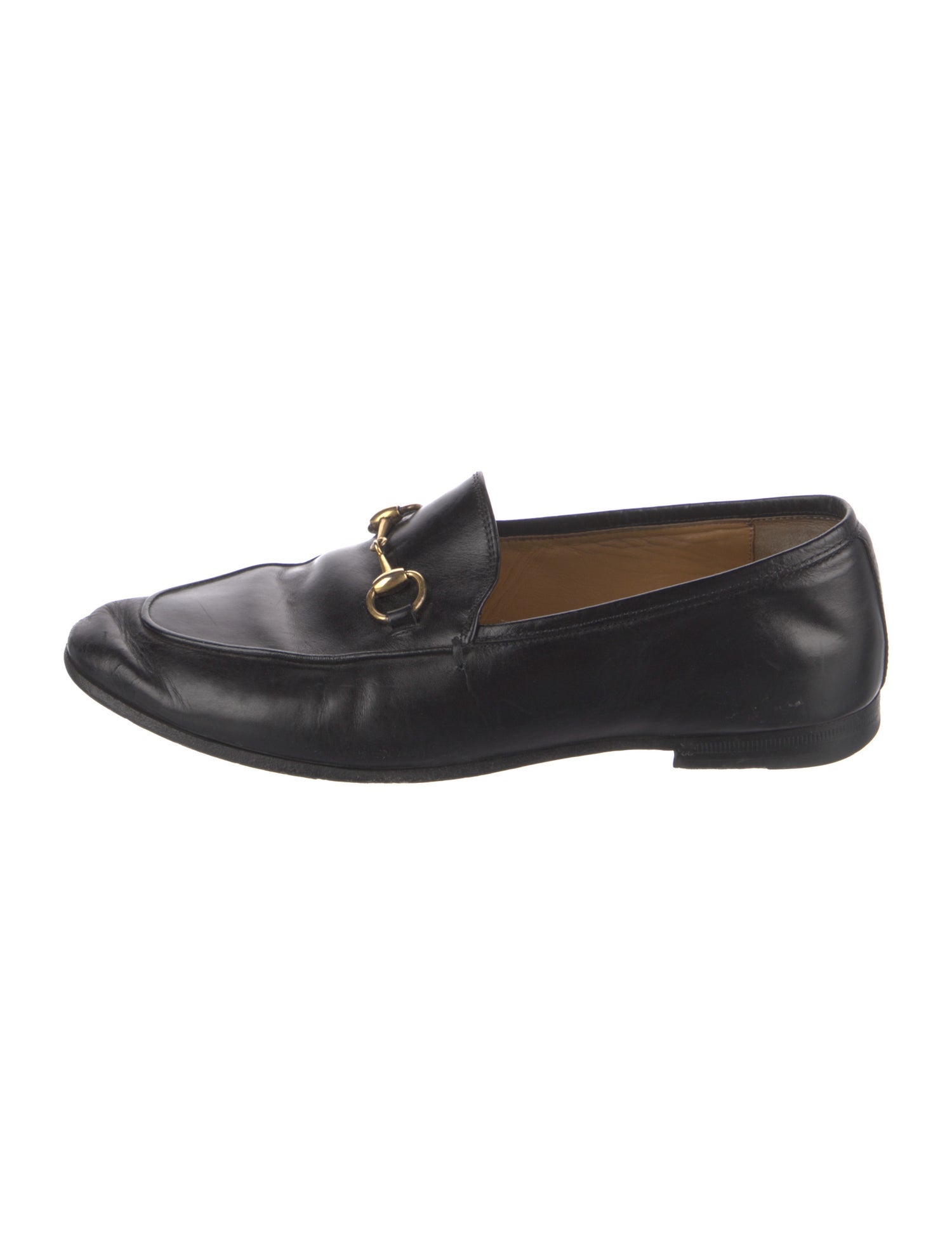 Gucci Horsebit Accent Leather Loafers