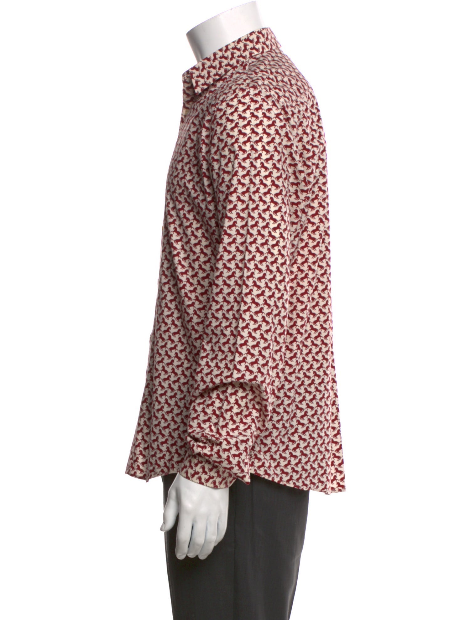 Gucci Printed Long Sleeve Dress Shirt