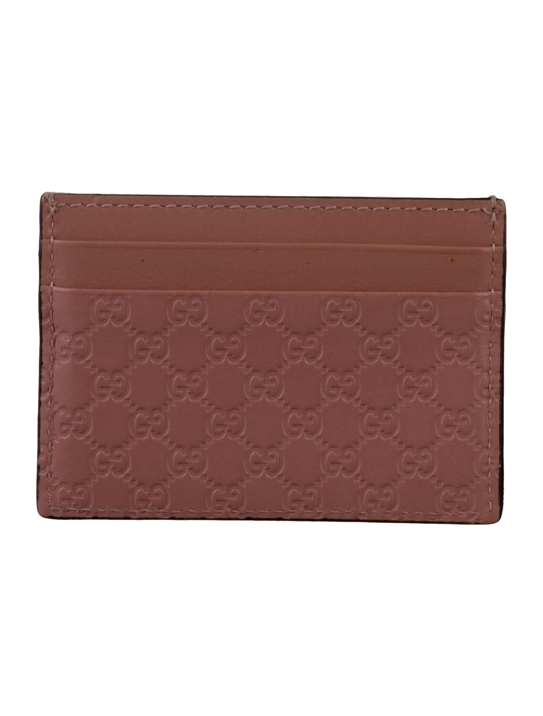 Gucci Microguccissima Pattern Leather Card Holder