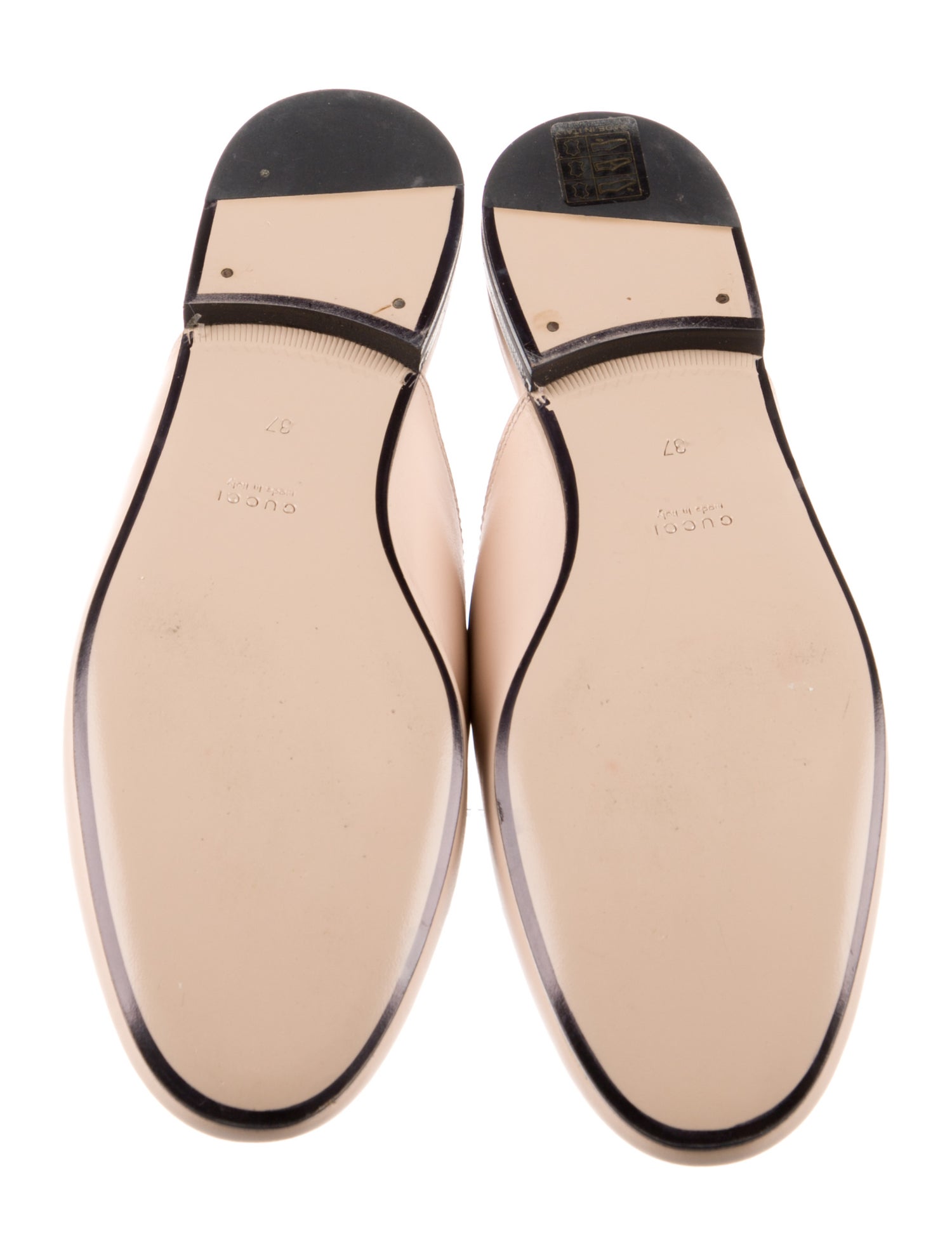 Gucci Horsebit Accent Leather Mules
