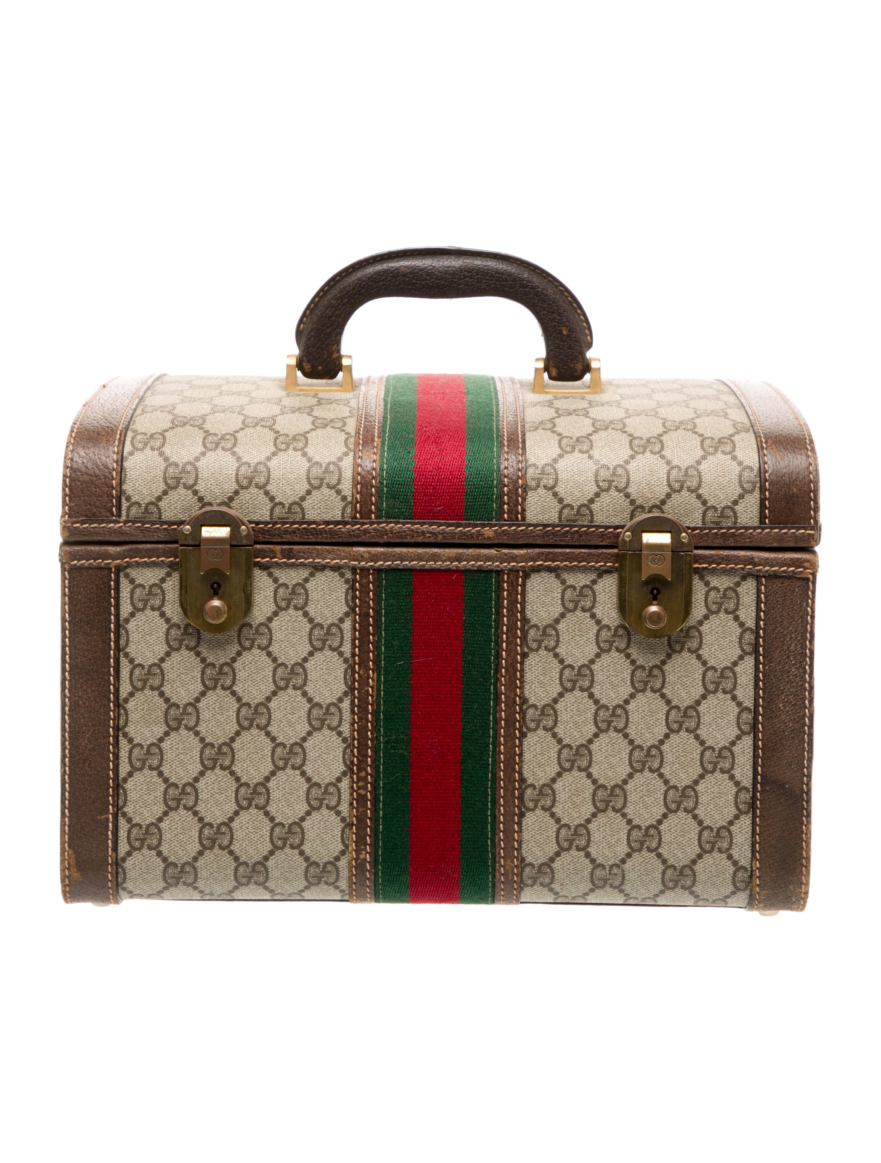 Gucci Coated Canvas Cosmetic Case
