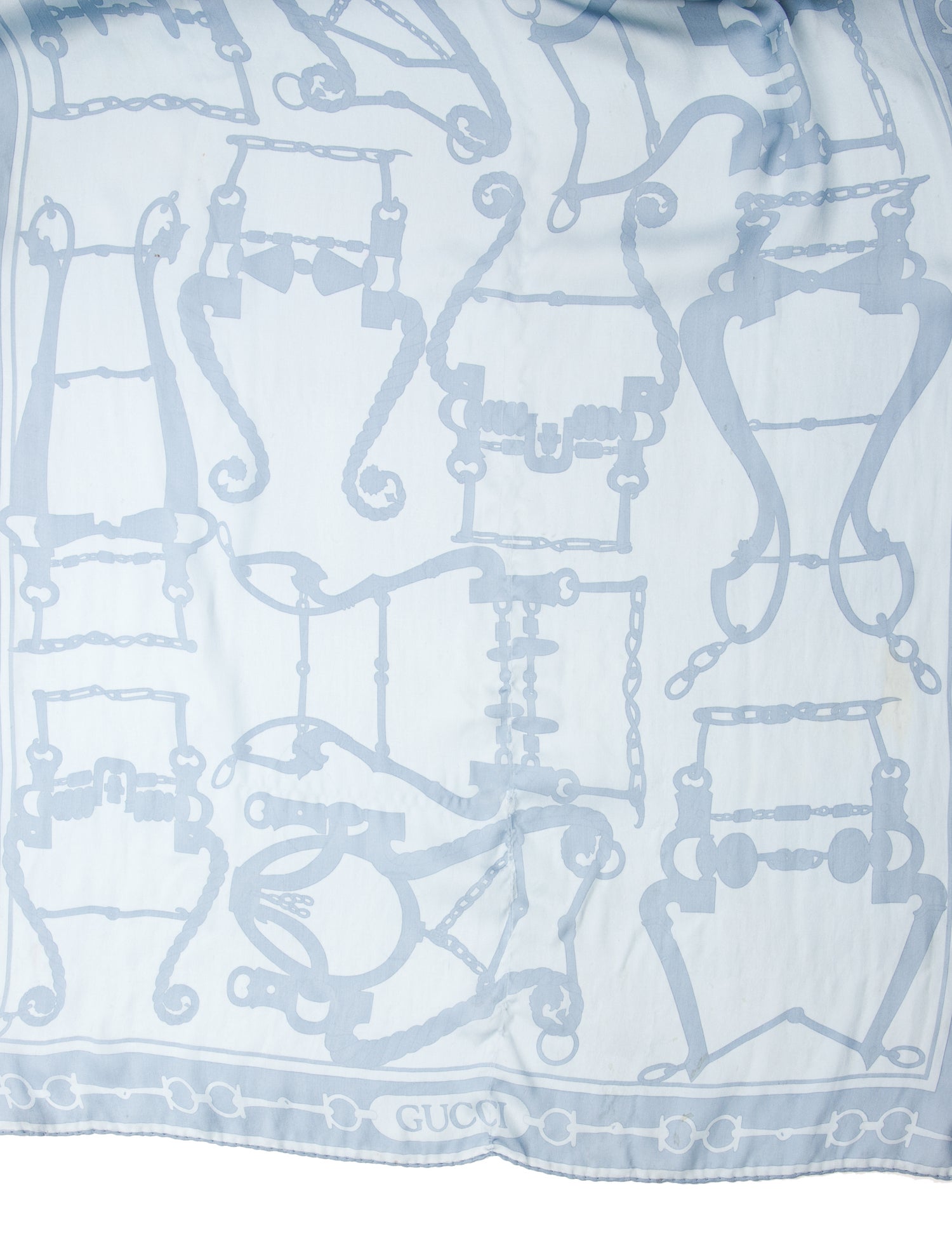 Gucci Silk Floral Print Scarf