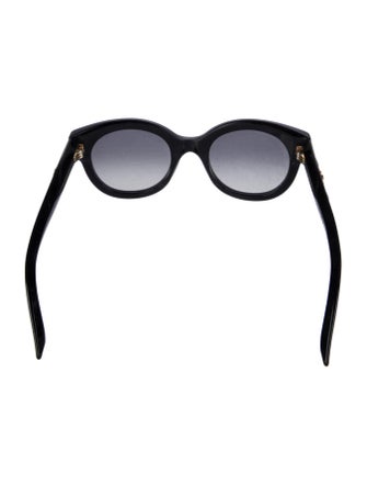 Gucci Interlocking G Logo Round Sunglasses