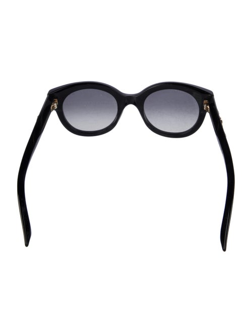 Gucci Interlocking G Logo Round Sunglasses