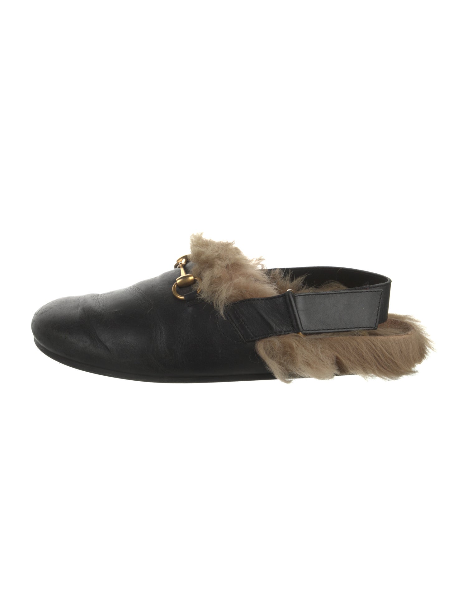 Gucci 1955 Horsebit Accent Leather Sandals