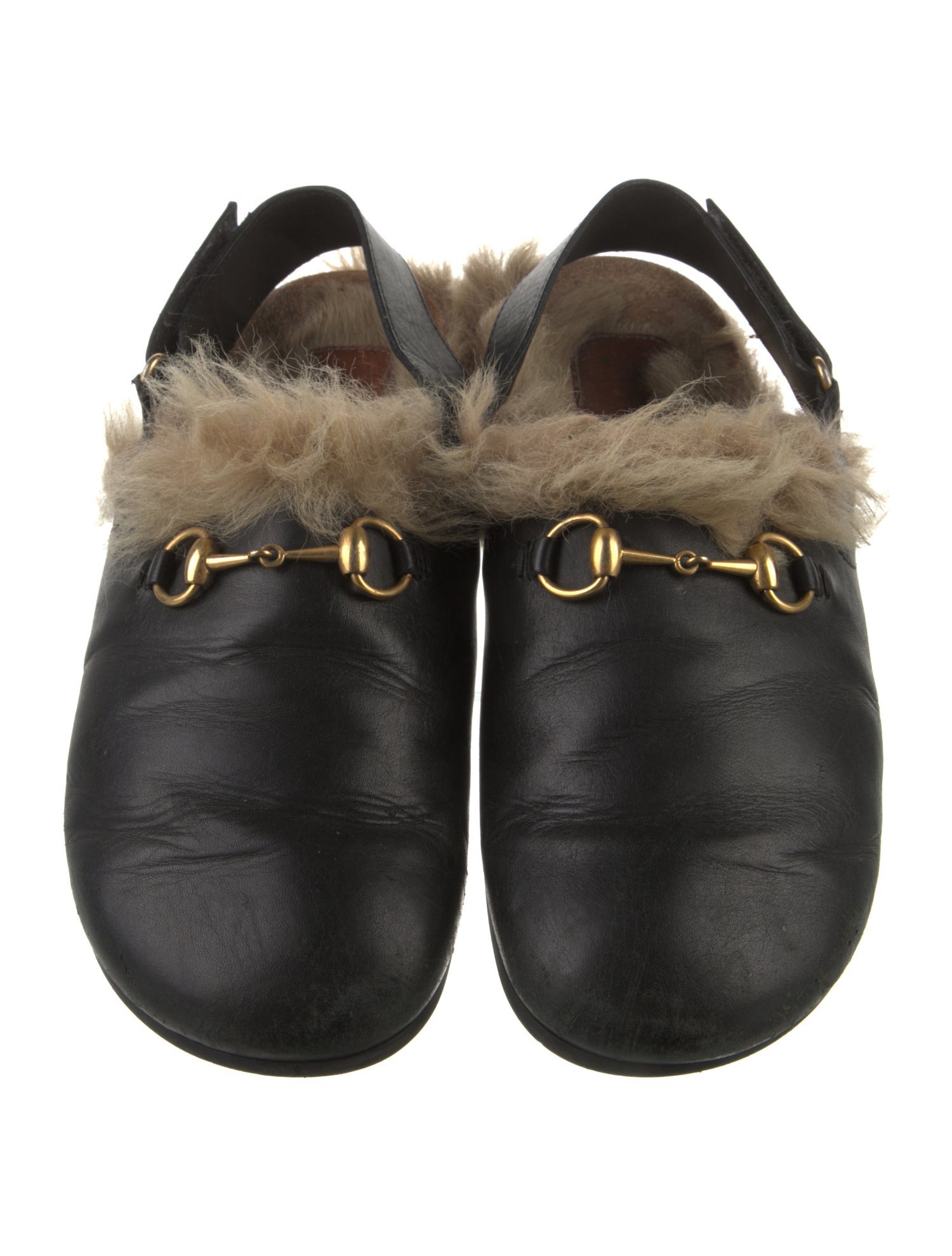 Gucci 1955 Horsebit Accent Leather Sandals