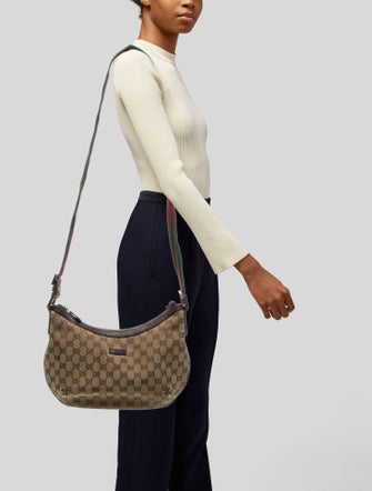 Gucci GG Canvas Half Moon Medium