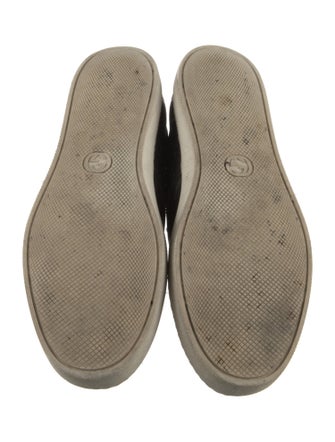 Gucci Web Accent Leather Sneakers