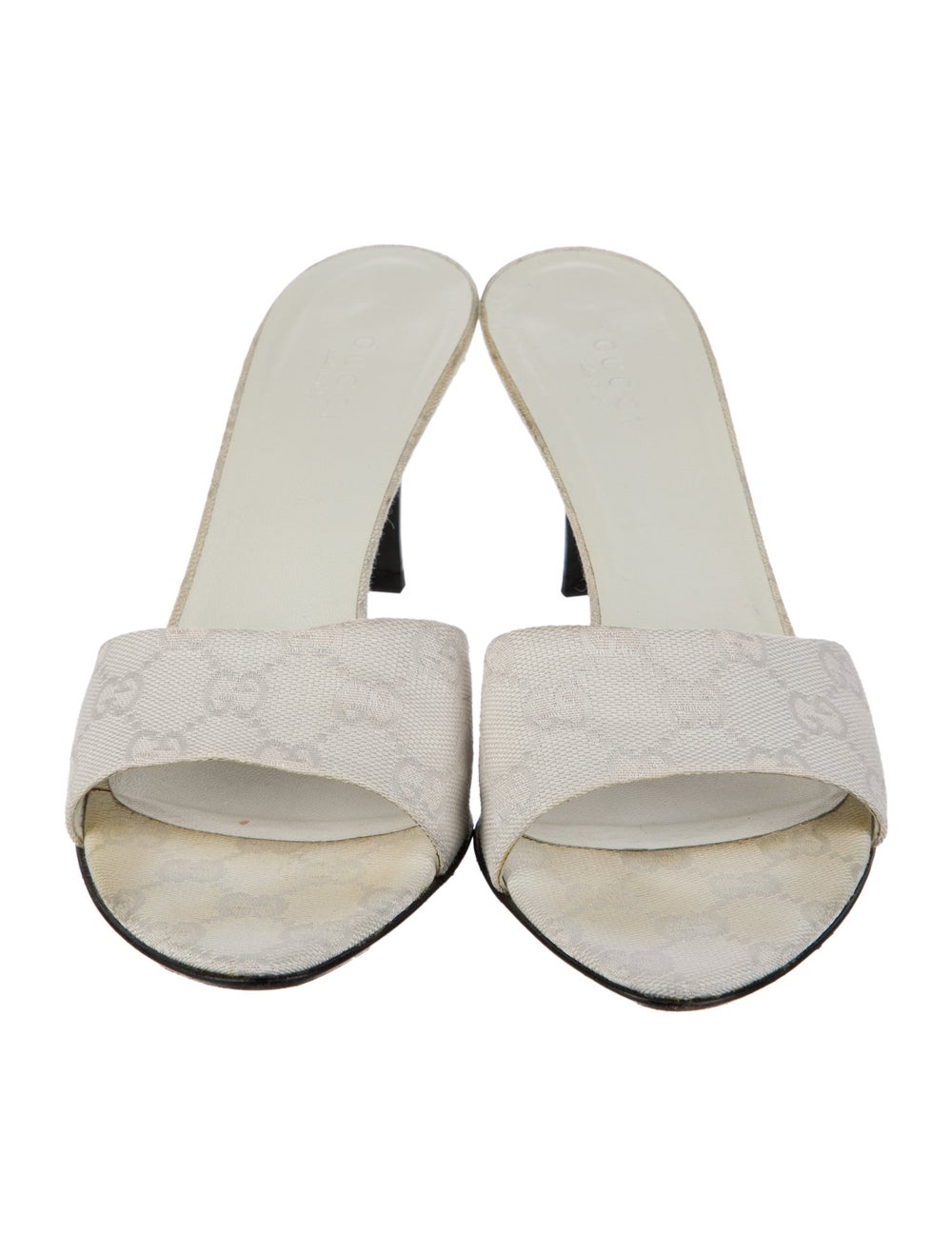 Gucci Canvas Slides White GG Canvas - image 3