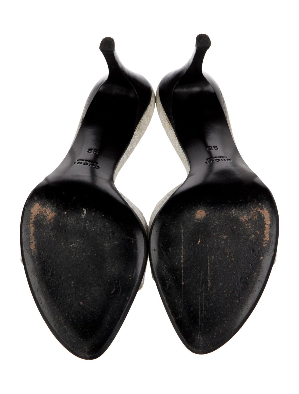 Gucci Canvas Slides White GG Canvas - image 5