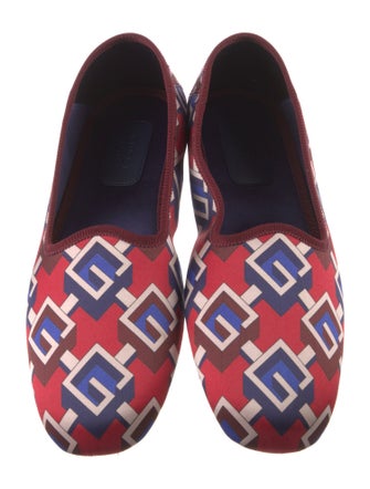 Gucci GG Logo Satin Espadrilles