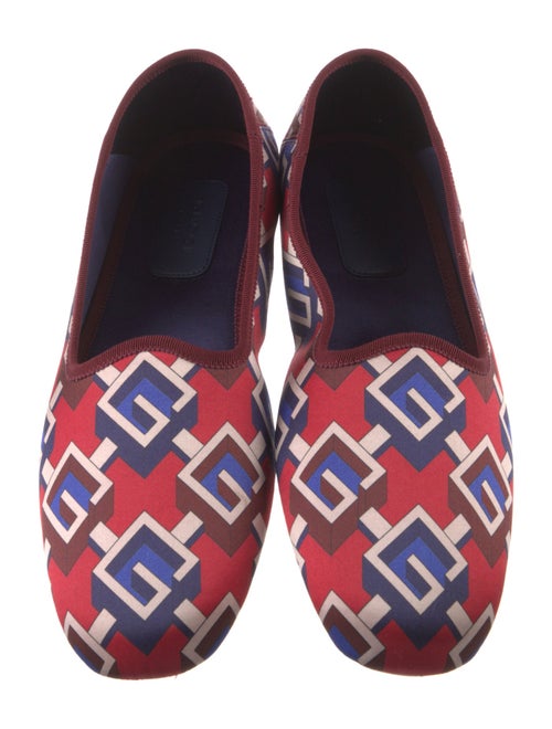 Gucci GG Logo Satin Espadrilles