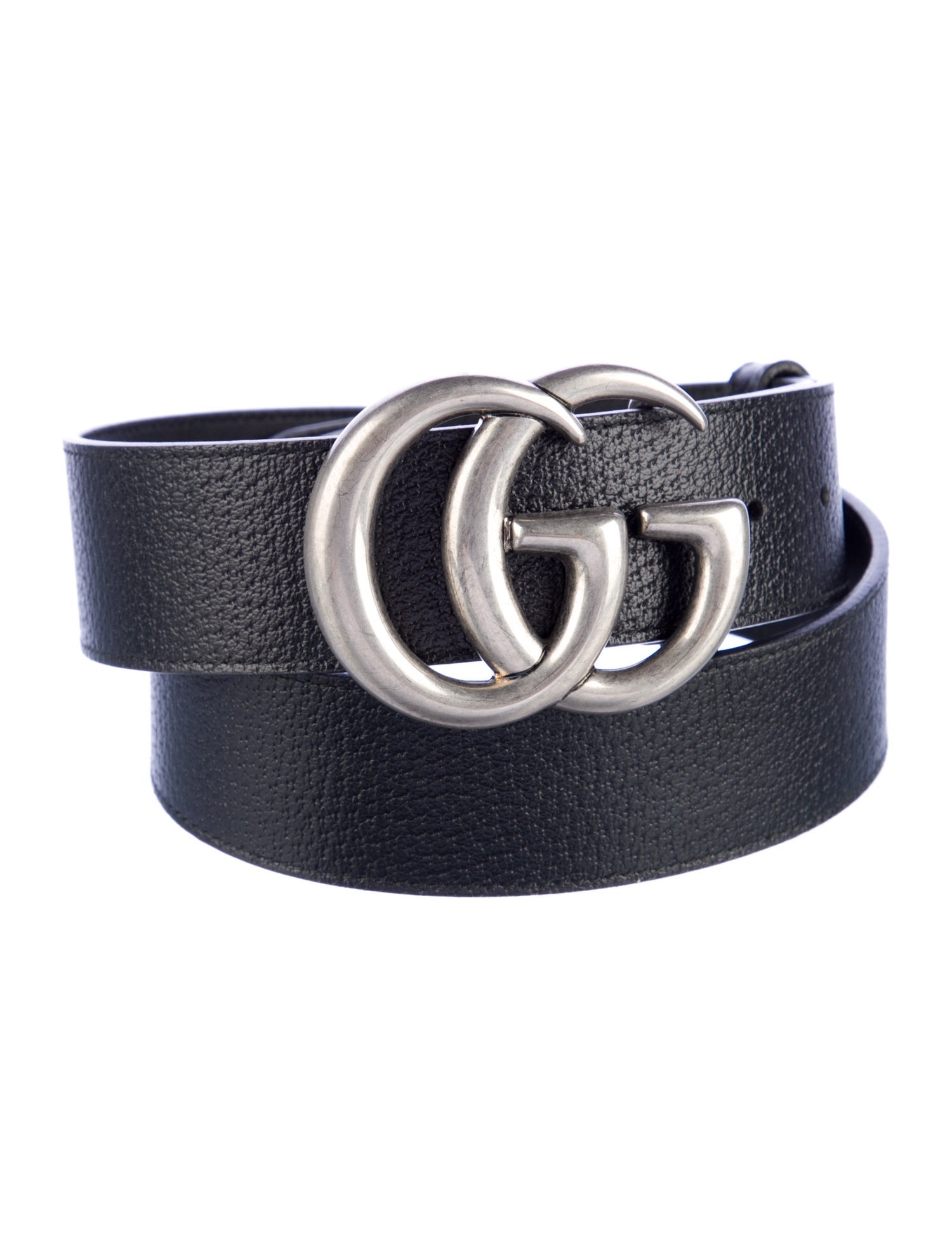 Gucci Double G Logo Skinny Belt