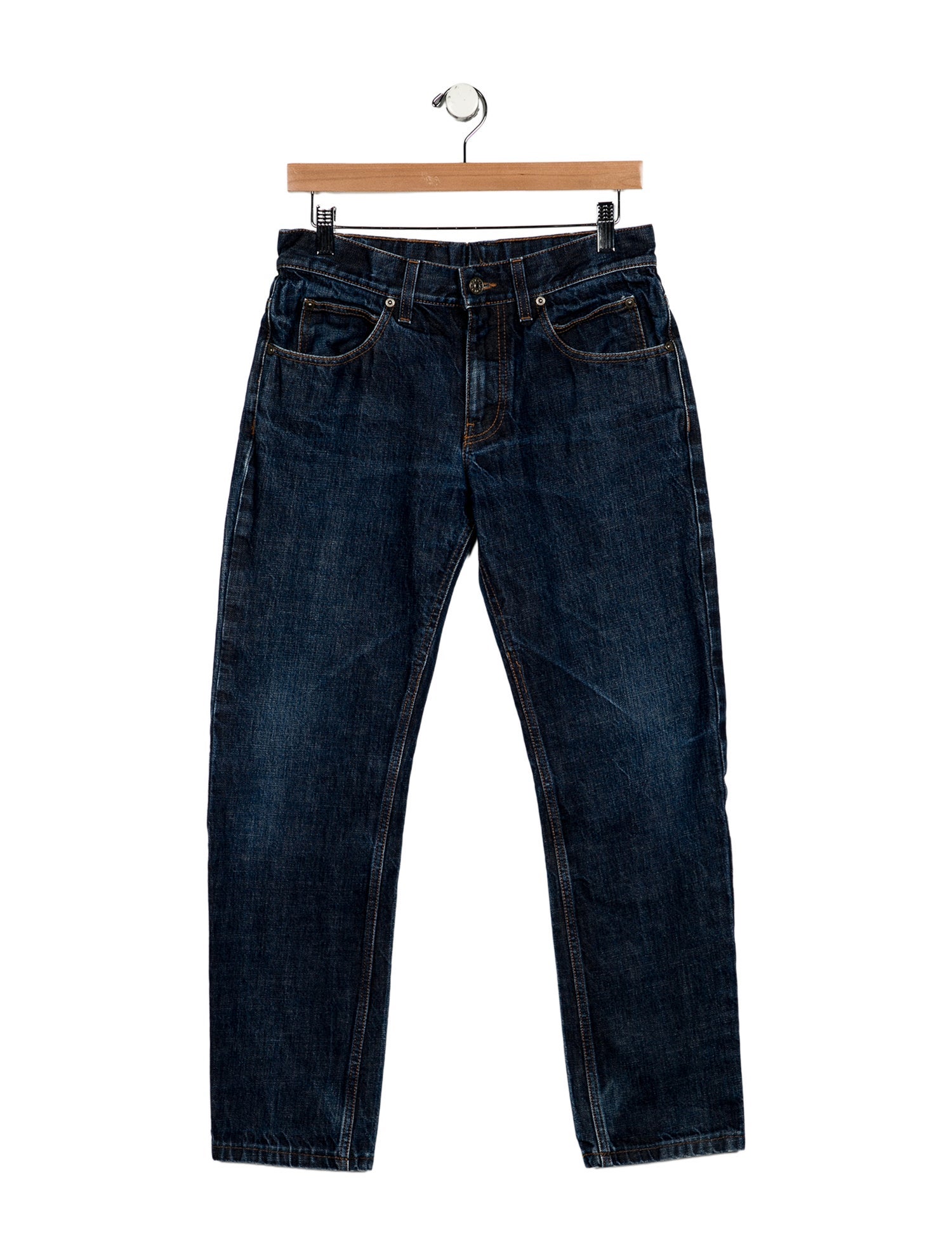 Gucci Mid-Rise Straight Leg Jeans