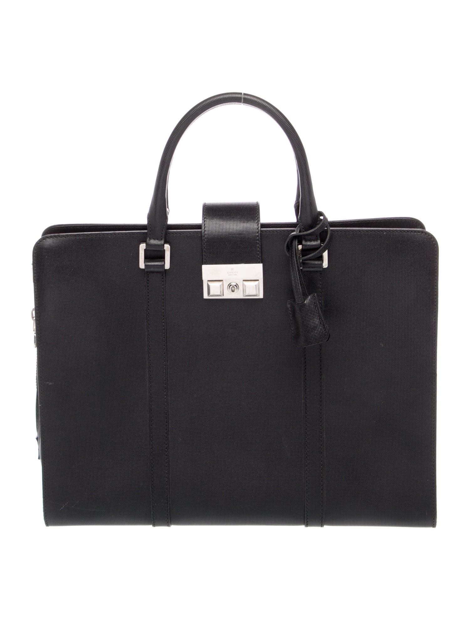 Gucci Leather Top Handle Bag