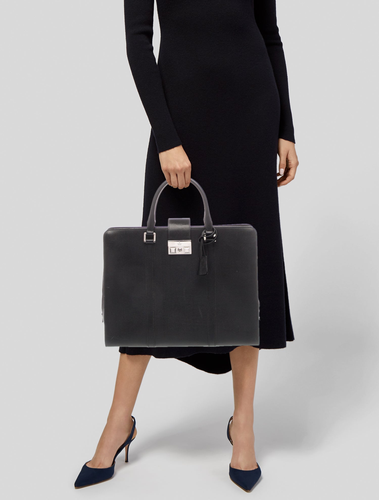 Gucci Leather Top Handle Bag