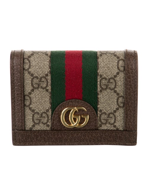 Gucci Ophidia Card Case GG Supreme Wallet