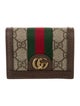 Gucci Ophidia Card Case GG Supreme Wallet