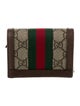 Gucci Ophidia Card Case GG Supreme Wallet
