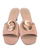 Gucci Blondie Interlocking G Logo Slides