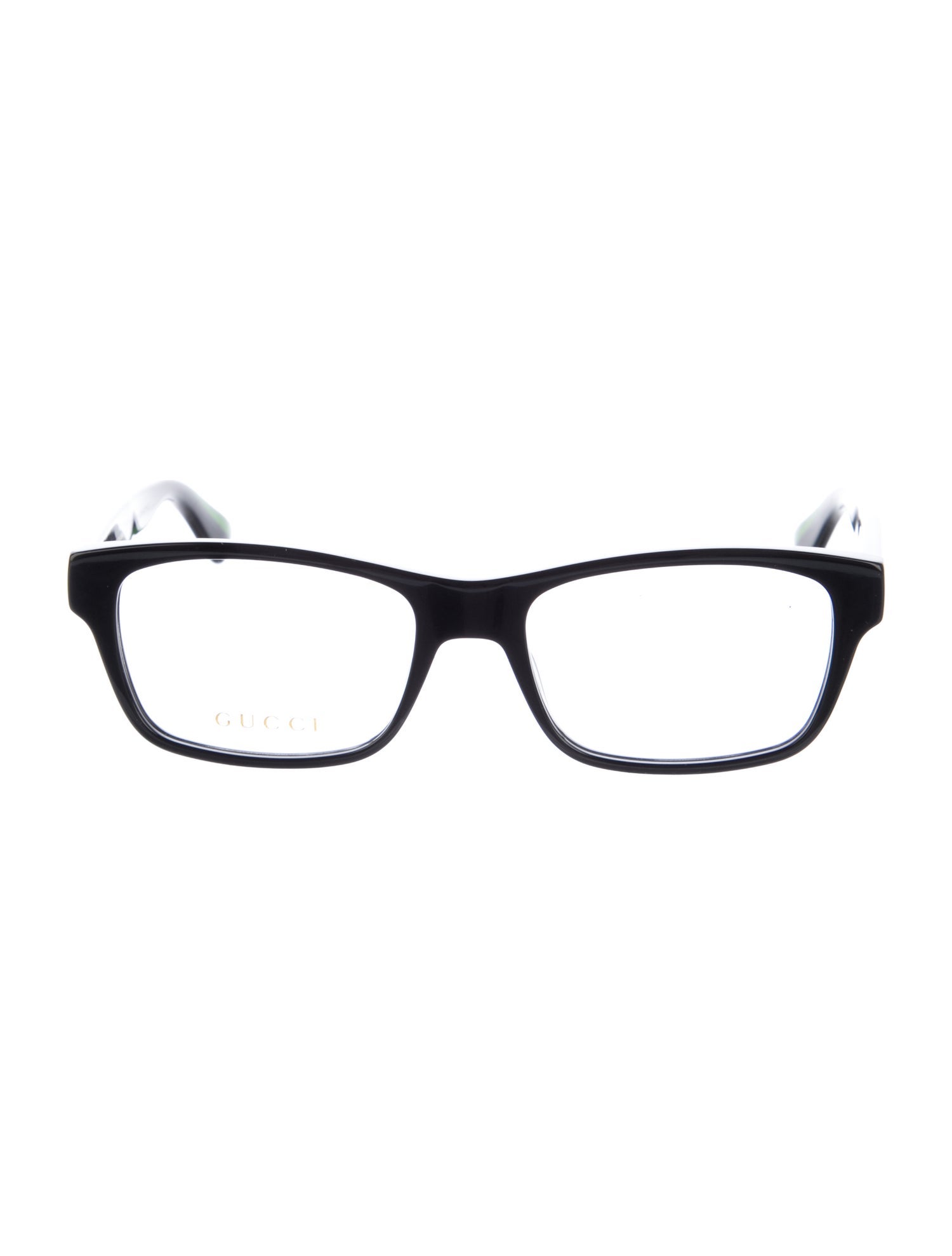 Gucci Web Accent Square Eyeglasses