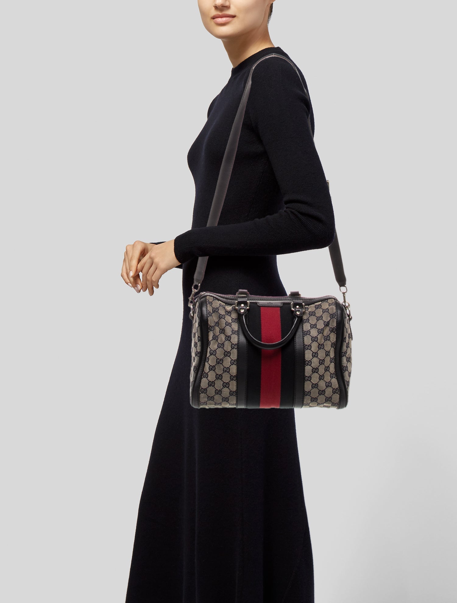 Gucci GG Canvas Boston Medium