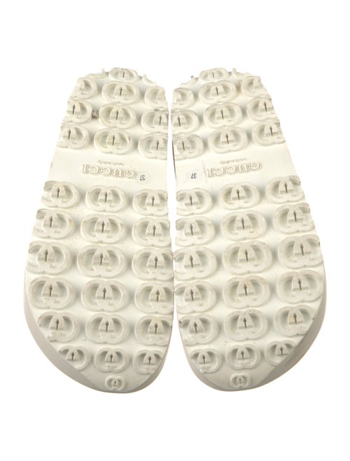 Gucci Interlocking G Logo Rubber Slides