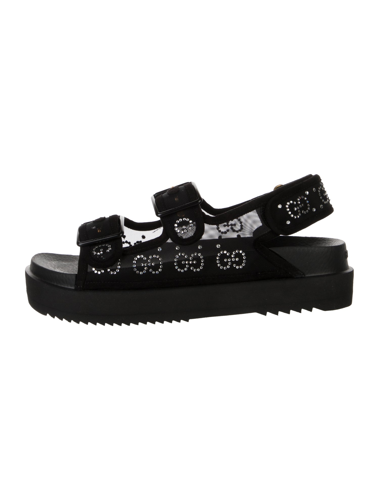 Gucci Mesh Slingback Sandals w/ Tags