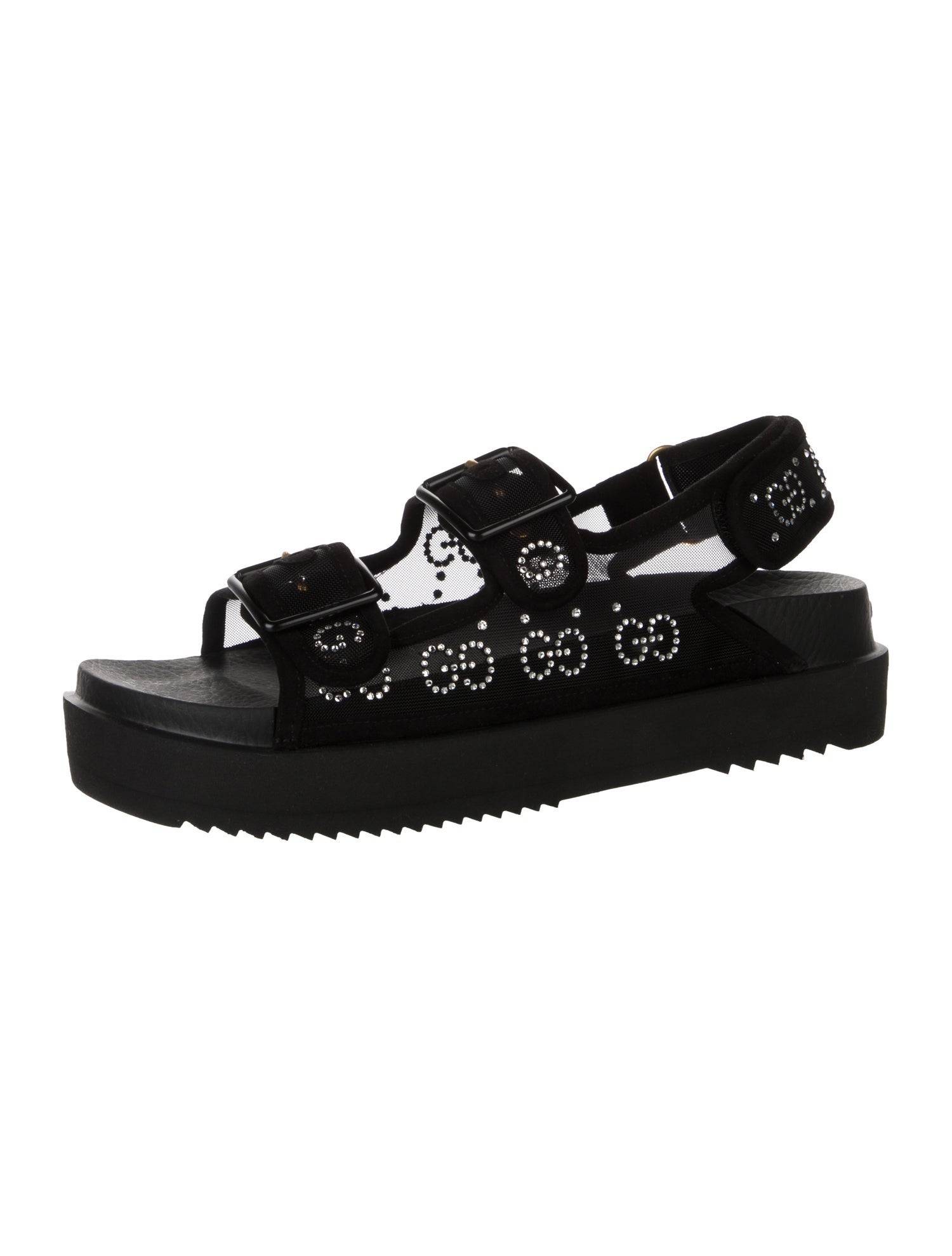 Gucci Mesh Slingback Sandals w/ Tags