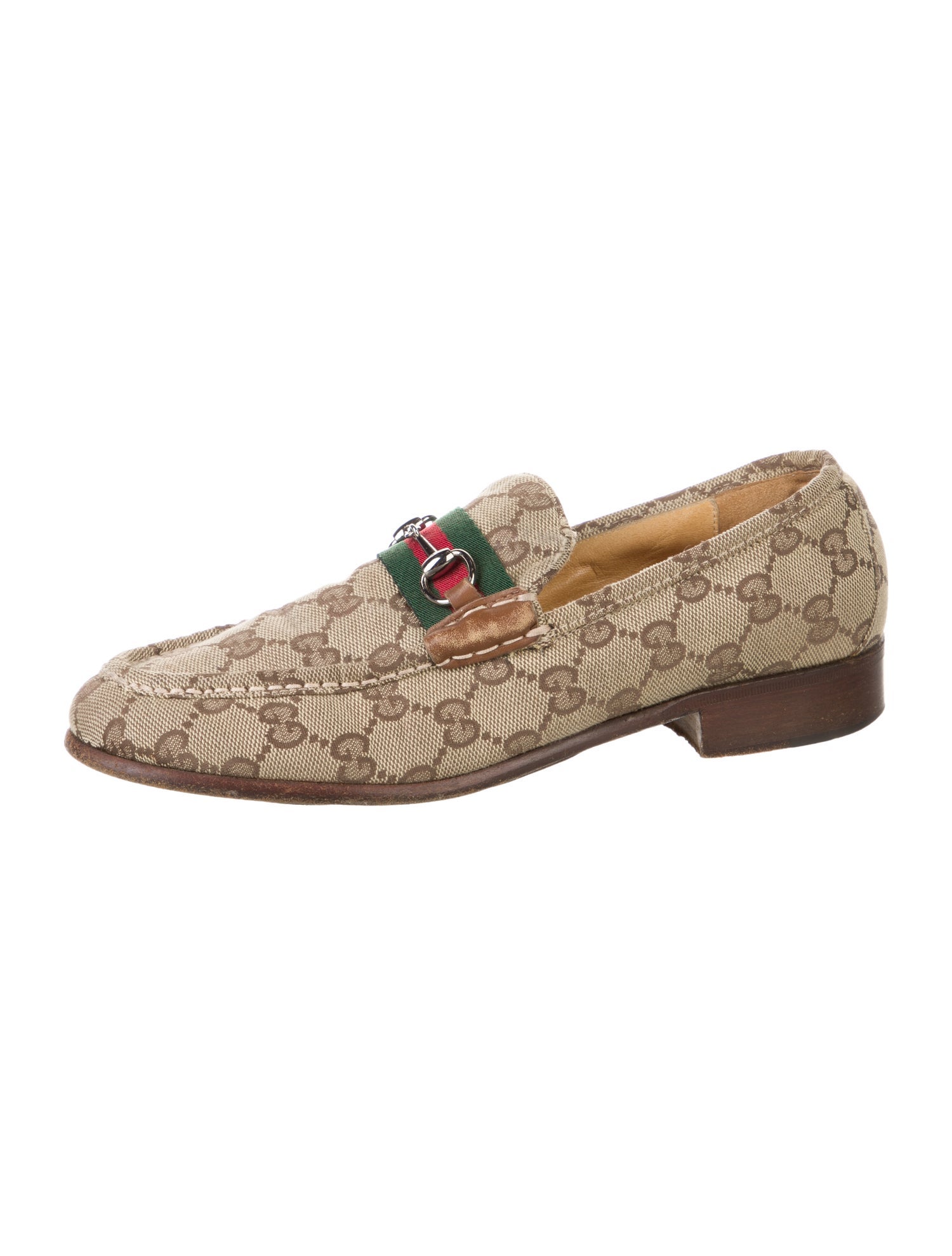 Gucci GG Canvas Canvas Loafers