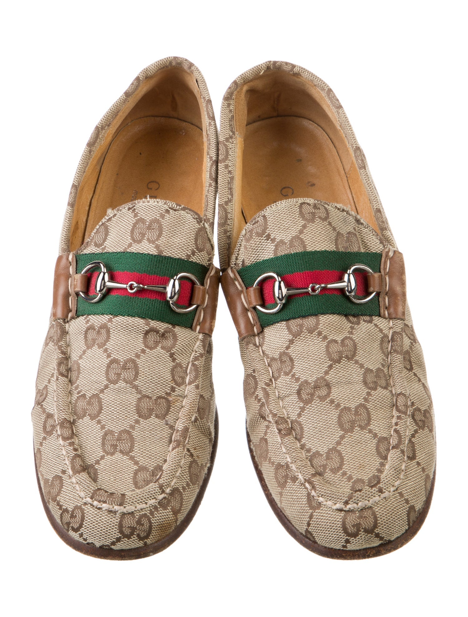 Gucci GG Canvas Canvas Loafers