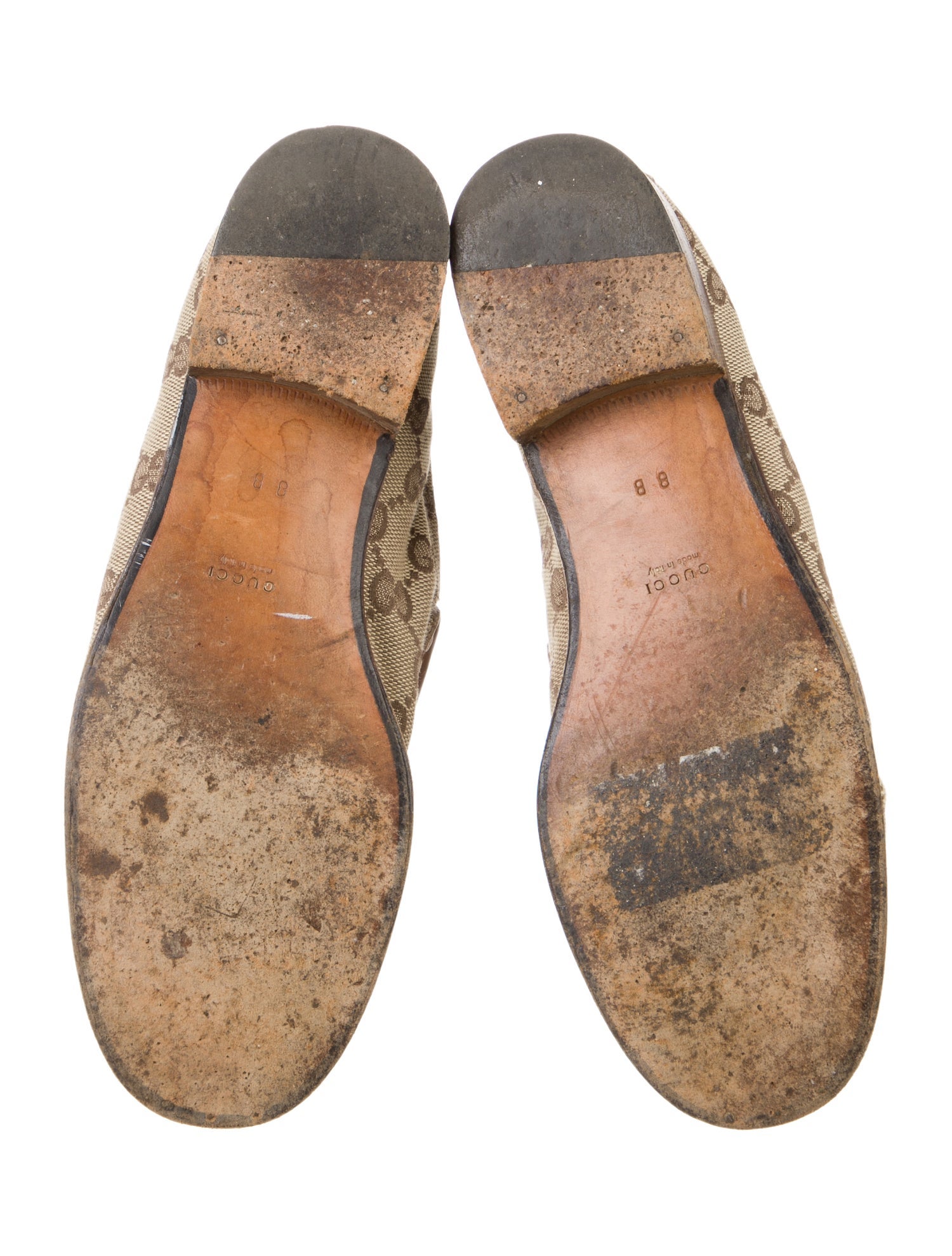 Gucci GG Canvas Canvas Loafers