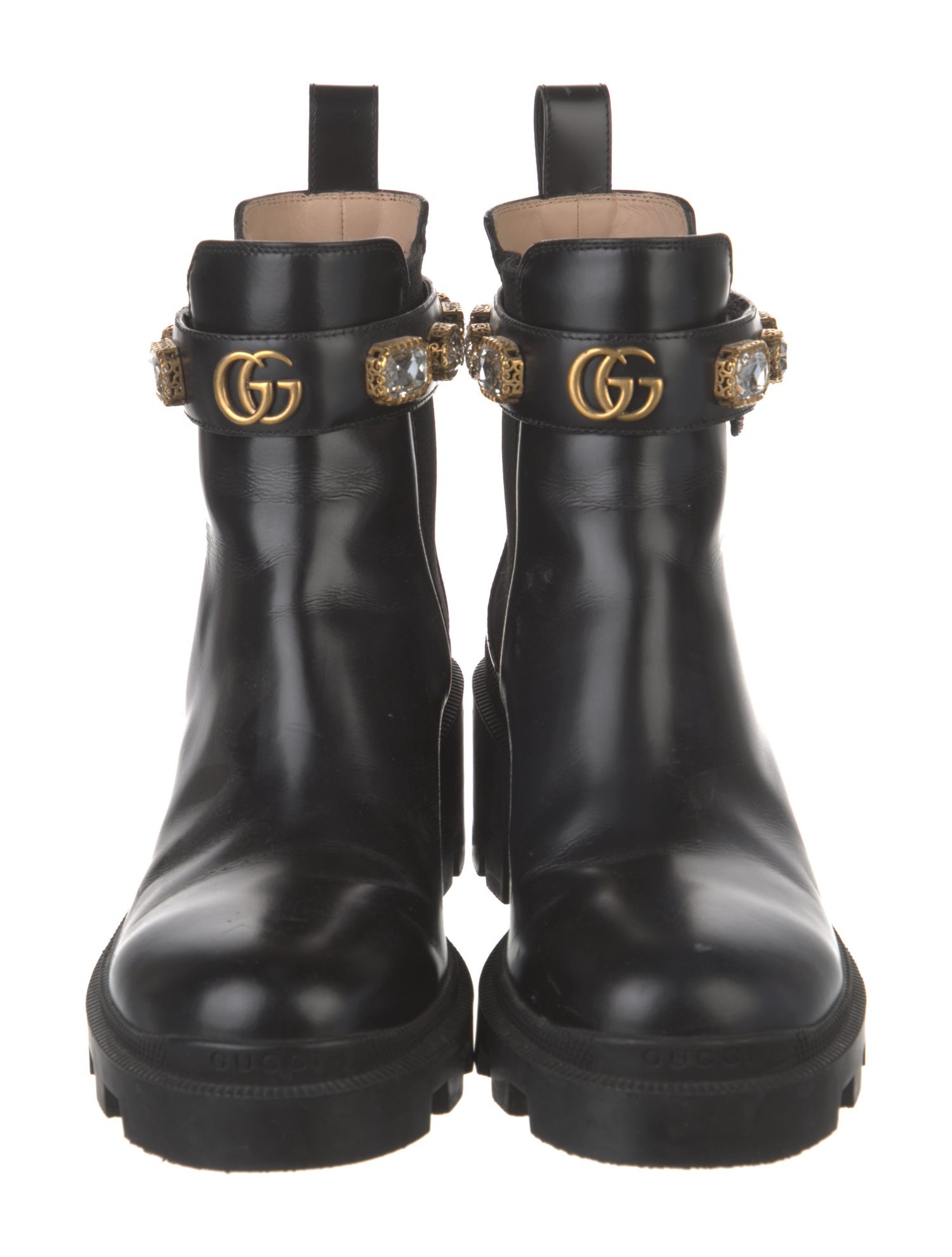 Gucci Kingsnake Leather Boots