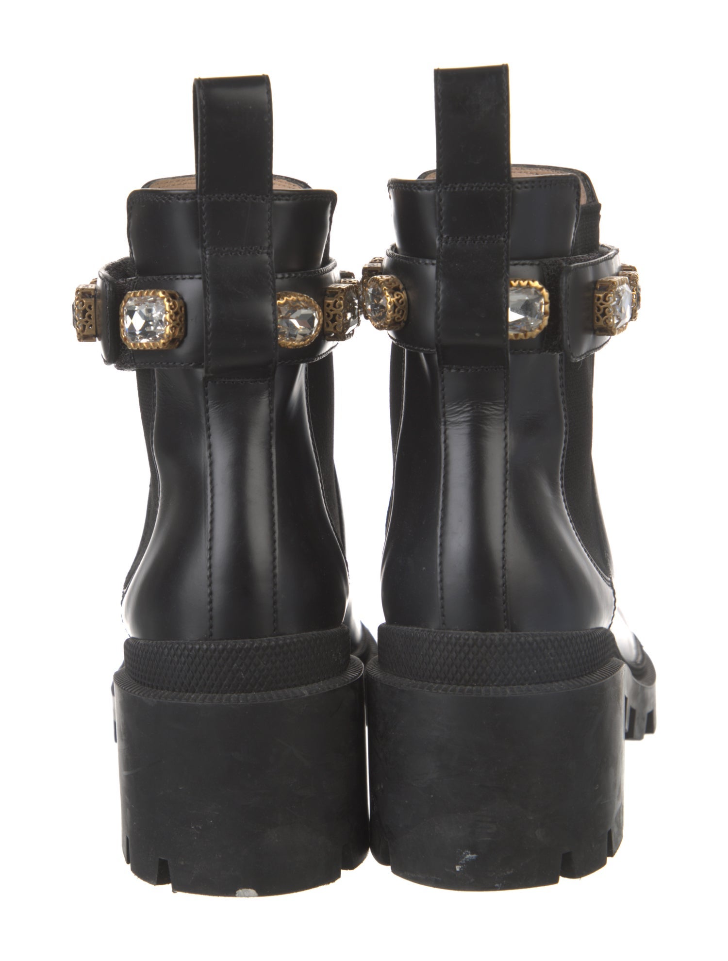 Gucci Kingsnake Leather Boots