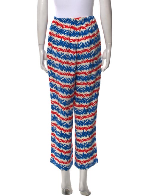 Gucci Silk Wide Leg Pants