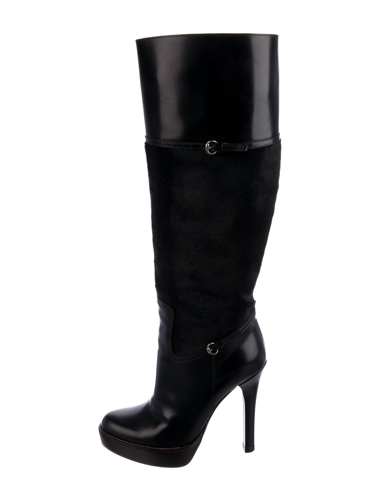 Gucci Vintage Ponyhair Boots