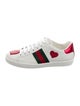 Gucci Web Accent Leather Sneakers