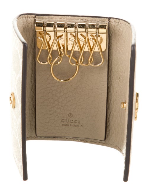 Gucci GG Supreme 6 Key Holder