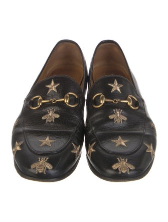 Gucci 1955 Horsebit Accent Leather Loafers