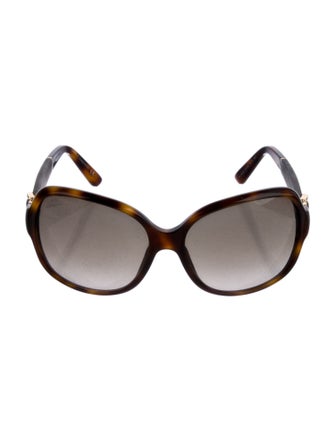 Gucci Interlocking G Logo Oversize Sunglasses
