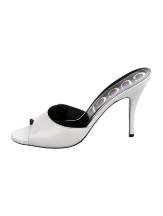 Gucci Patent Leather Slides