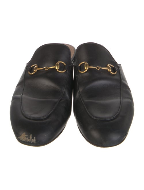 Gucci Horsebit Accent Leather Mules