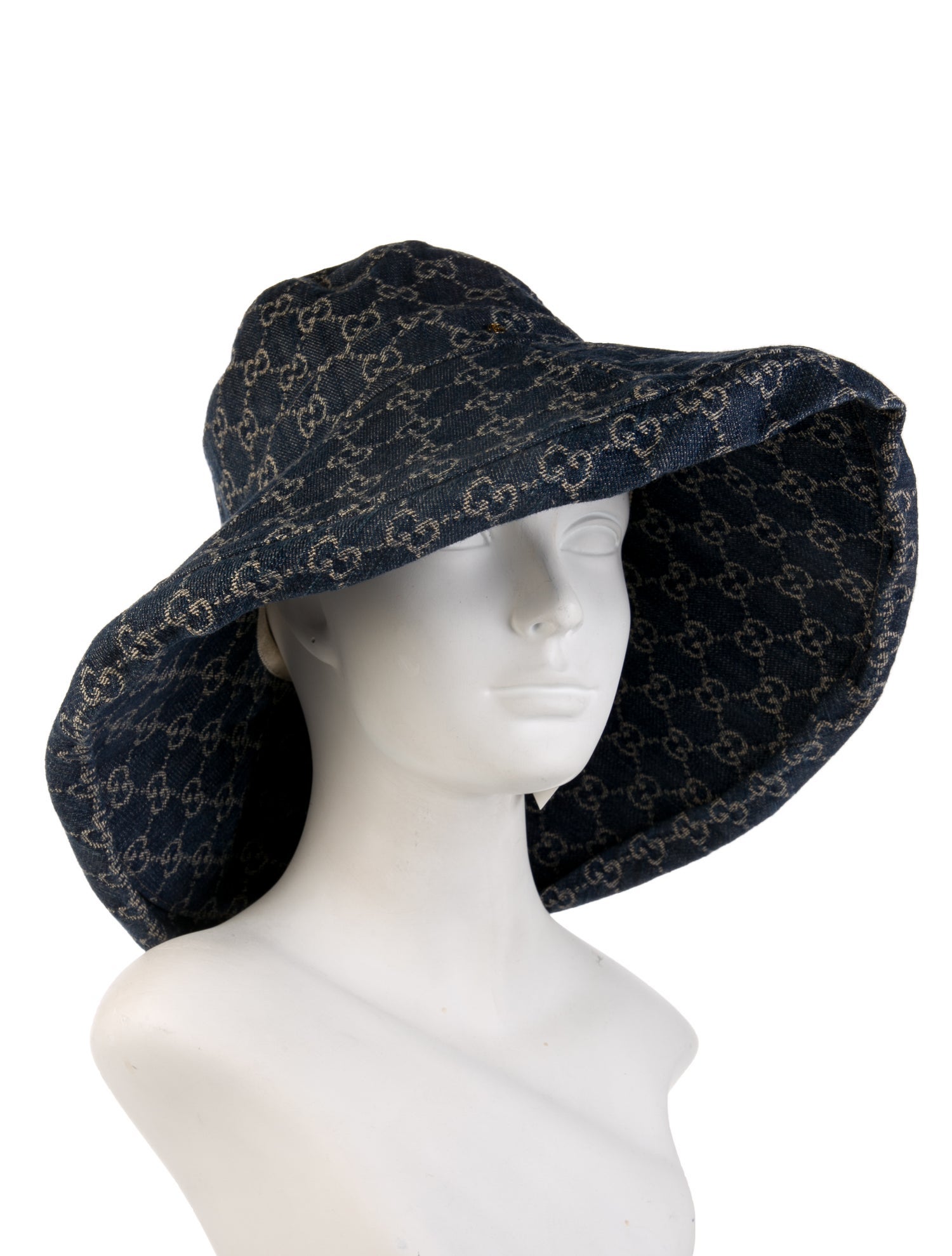 Gucci GG Denim California Fisherman Hat