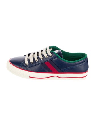 Gucci Sylvie Web Accent Leather Sneakers
