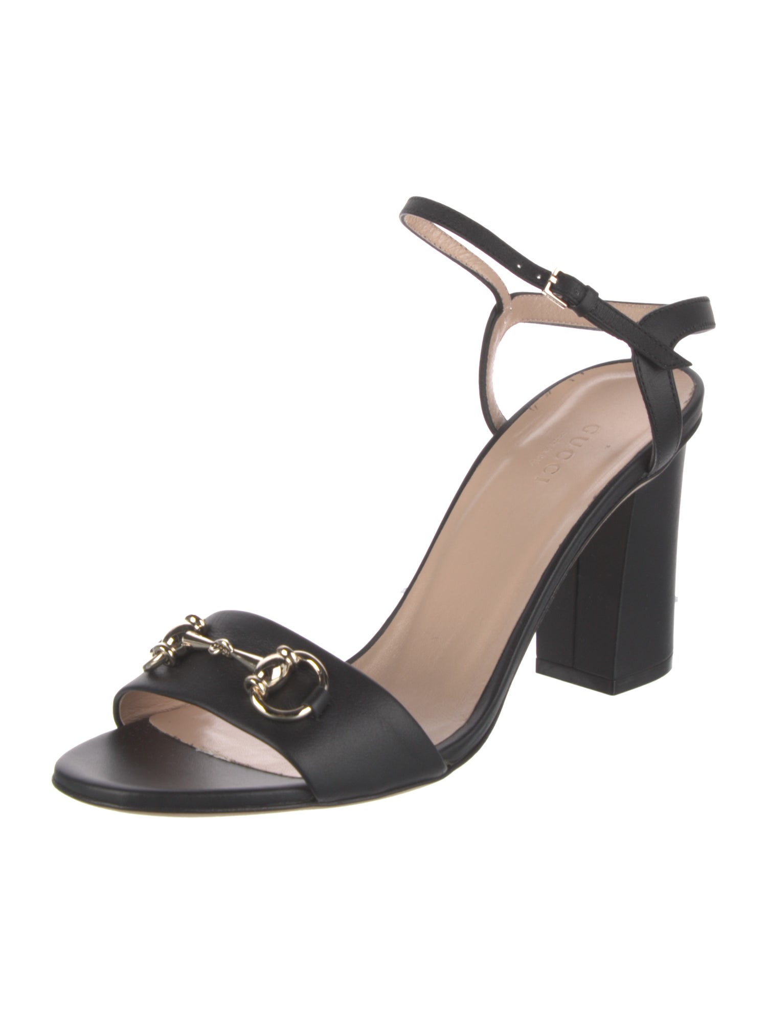 Gucci Horsebit Accent Leather Sandals